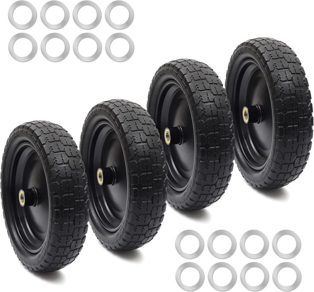 13'' Solid Polyurethane Flat-Free Tire and Wheel Assemblies Z2080