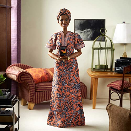 Maya Angelou Doll with Dress and Accessories H246