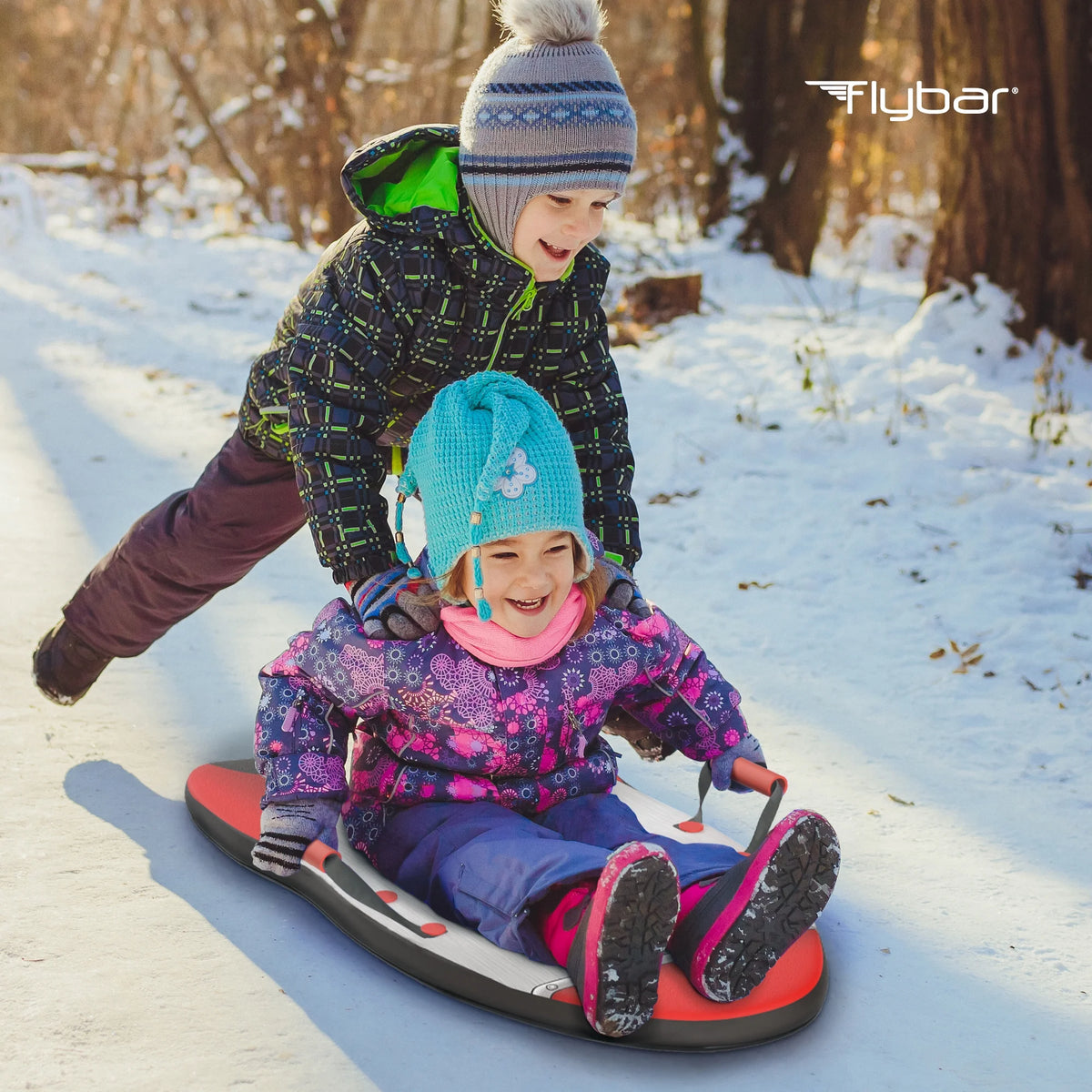 36' Rocket Foam Toboggan Snow Sled for Kids O4384