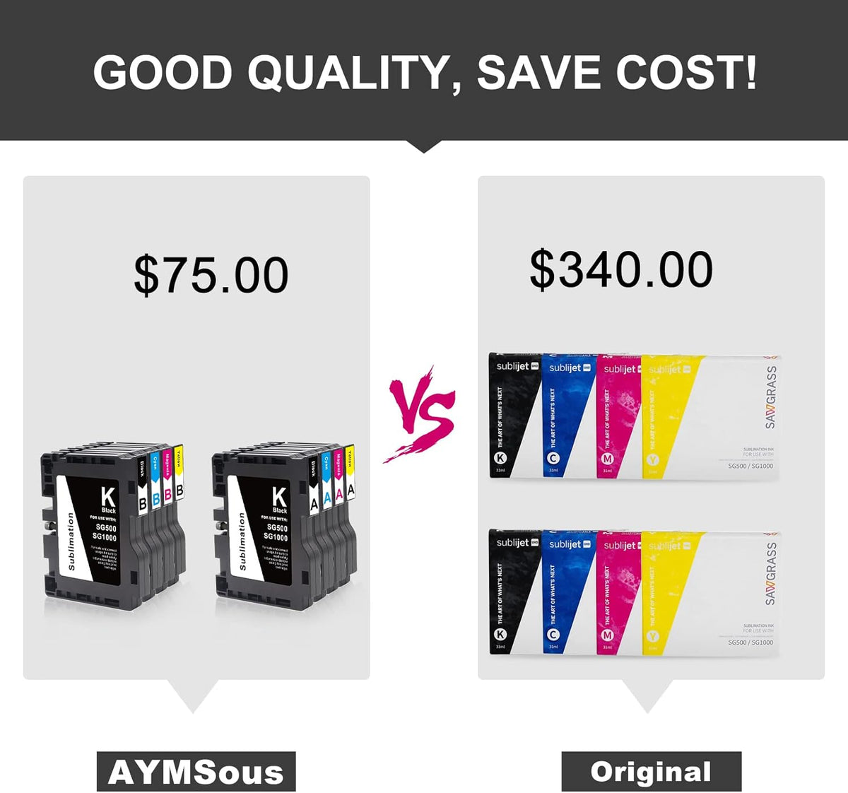 Sublimation Ink Cartridge 4-Pack T832