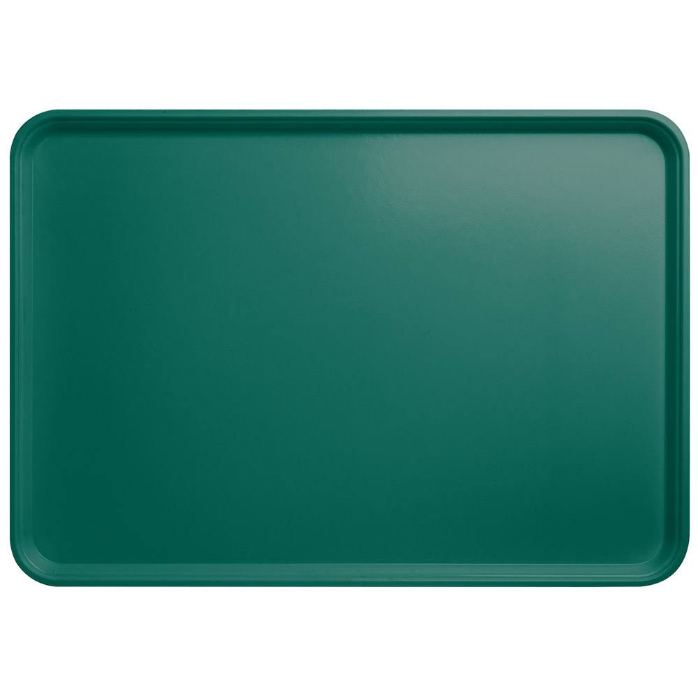 Forest Green 18x22 x 26x22 Fiberglass Tray - 6/Case X640