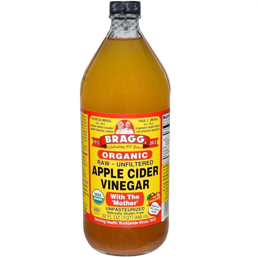 Apple Cider Vinegar Organic Raw Unfiltered 32 Oz + Raw Unfiltered Honey 16 Oz J9069