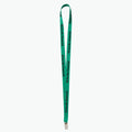 Green Polyester Lanyard with Bulldog Clip D829454