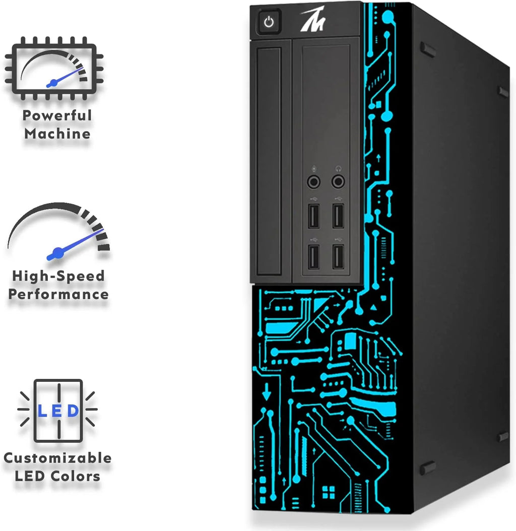 Restored Computer Desktop PC, Core i5, 8GB RAM, 500 GB HDD, 27 Inch 165Hz Gaming Monitor, Win 11 Home (Renewed) D3015