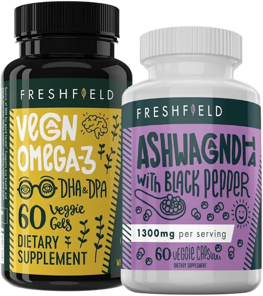 Vegan Omega 3 and Ashwagandha Y31555