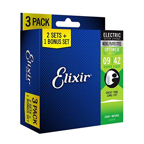 Light Coated Nickel Electric Guitar Strings (.010-.046) D567215