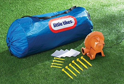 Jump 'n Slide Inflatable Bouncer with Blower, Stakes, Repair Patches, Storage Bag S51490