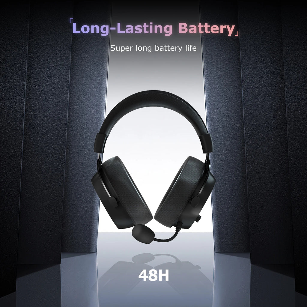 Wireless Gaming Headset with Detachable Noise-Canceling Microphone T875