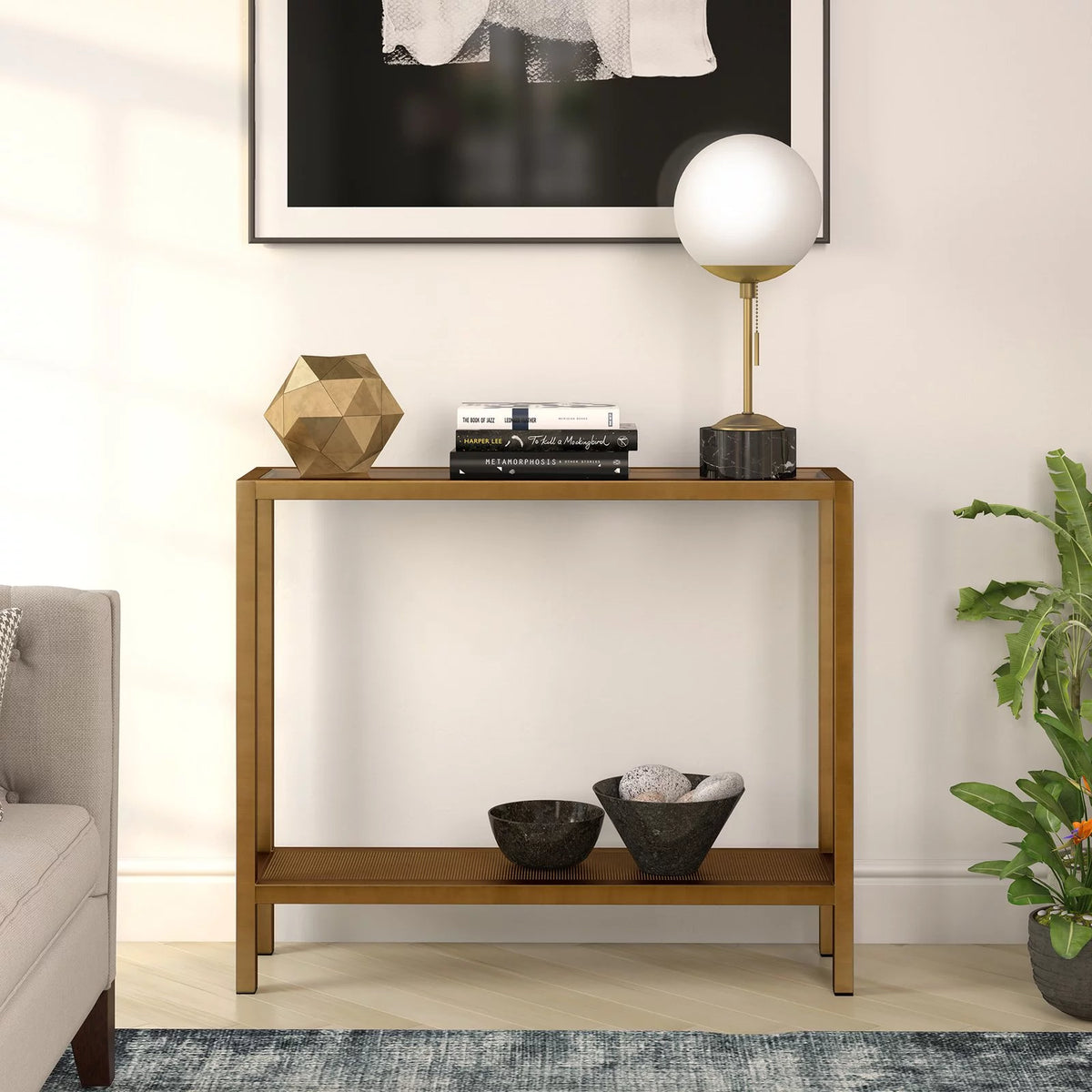 36" Wide Rectangular Console Table N1026