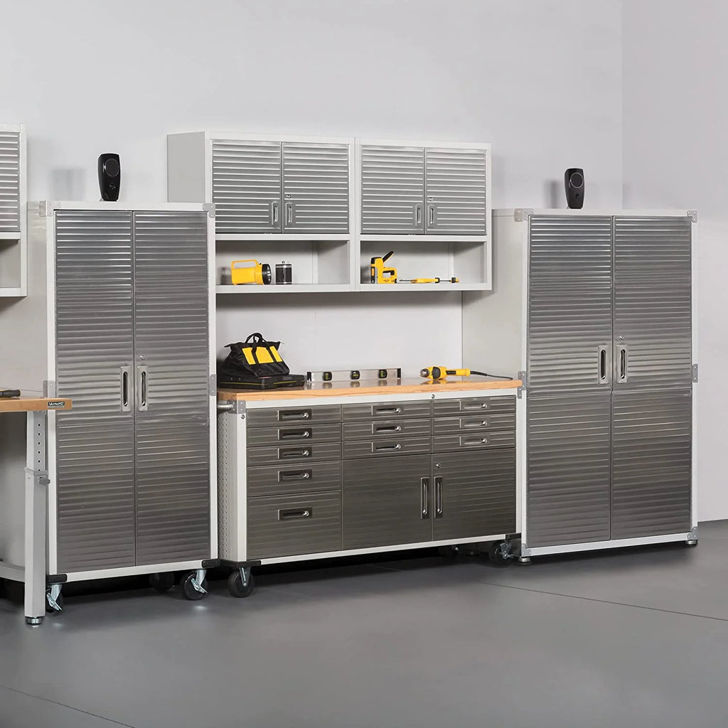 48" W x 24" D x 72" H Granite Steel Storage Cabinet C976254