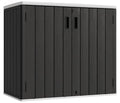57 Cu.ft Brown Outdoor Vertical Storage Shed A1266
