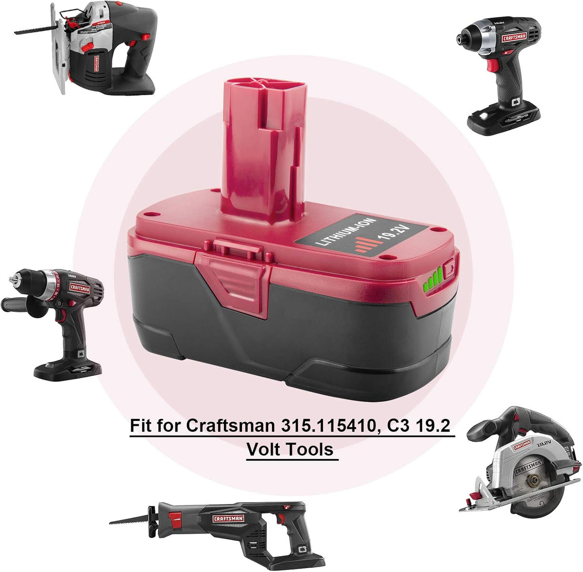 19.2V 6.0Ah Lithium ion Battery X36784