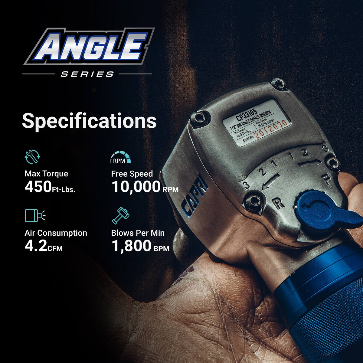 1/2 in. Air Angle Impact Wrench N700