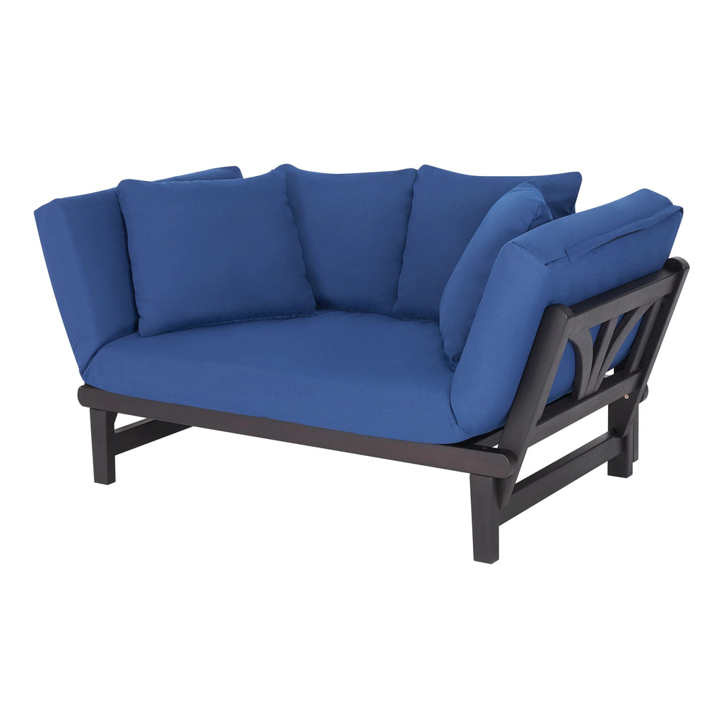Convertible Outdoor Daybed Sofa Green Cushion V335585
