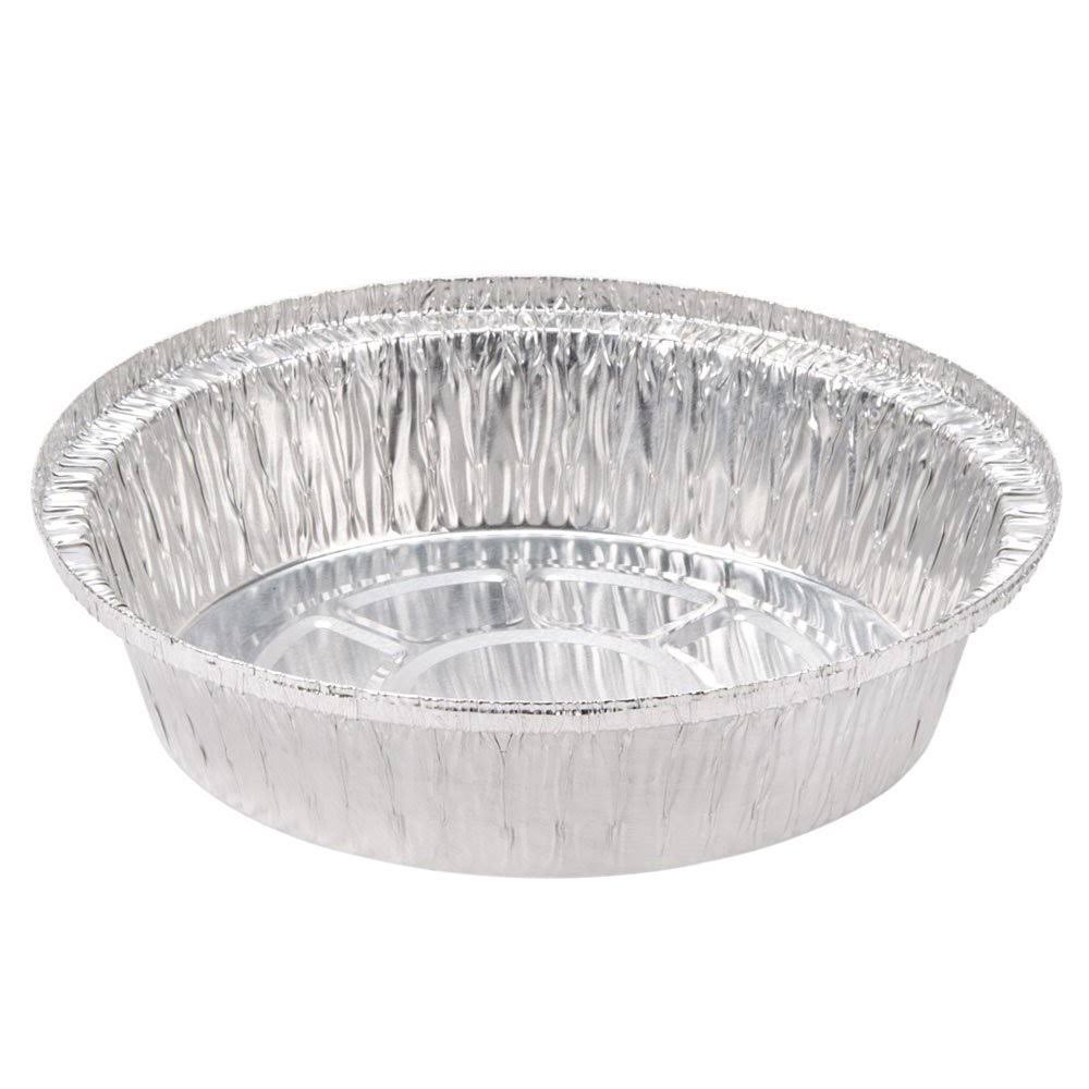 9x22 Dia Aluminum Disposable Container Pan, 200/Case E9955