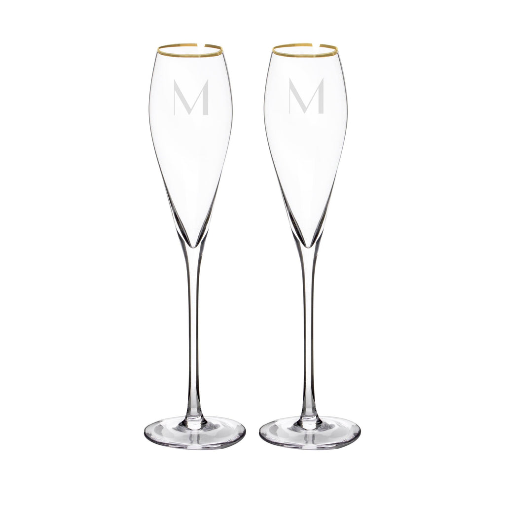 Gold Champagne Flutes and Cake Serving Set P2161