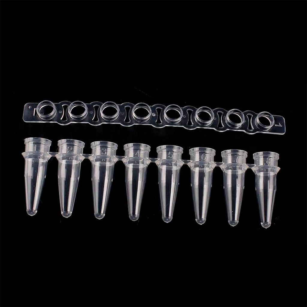 PCR 0.2ml Thin Wall Flat Cap Strip of 8 Tubes, Pack of 125 O64028