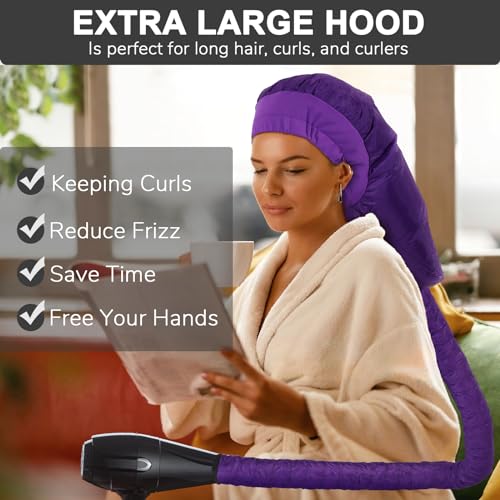 Large Black Hooded Hair Dryer Attachment H3290
