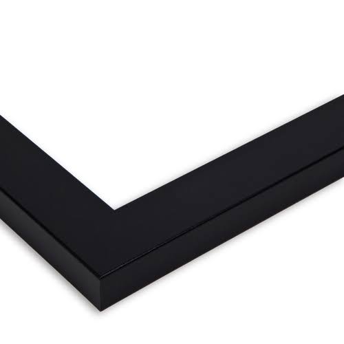 Satin Black Collage Picture Frame with 4 Openings for 6x6 Photos L6311