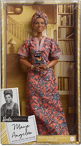 Maya Angelou Doll with Dress and Accessories H246