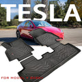 3D TPE All Weather Floor Liners 1st and 2nd Row Black R665