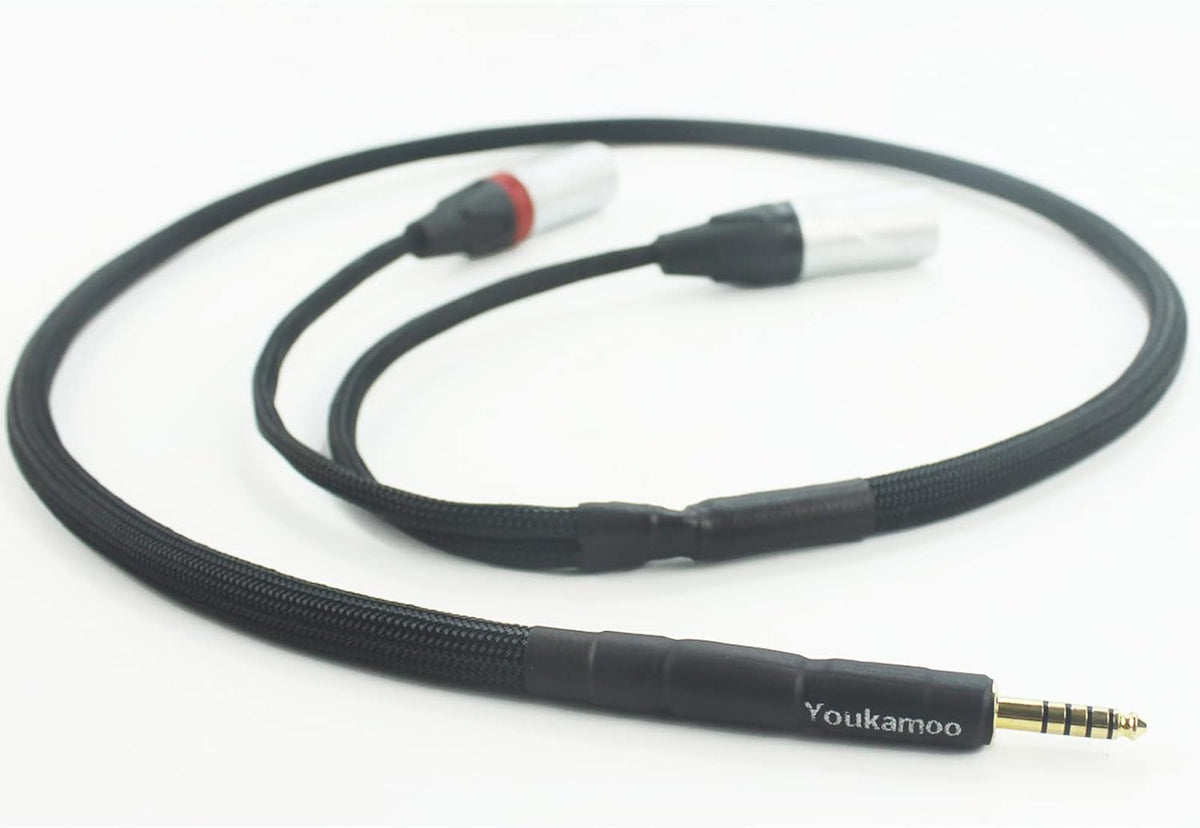 4.4mm to Dual XLR Male Balanced Audio Adapter Cable 5 FT E10532