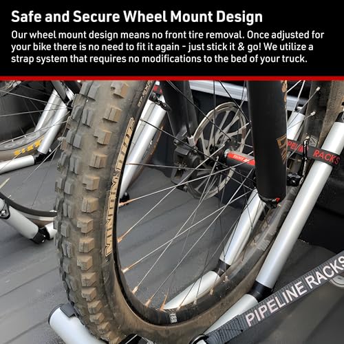 All-Aluminum Truck Bed 2 Bike Rack A6641