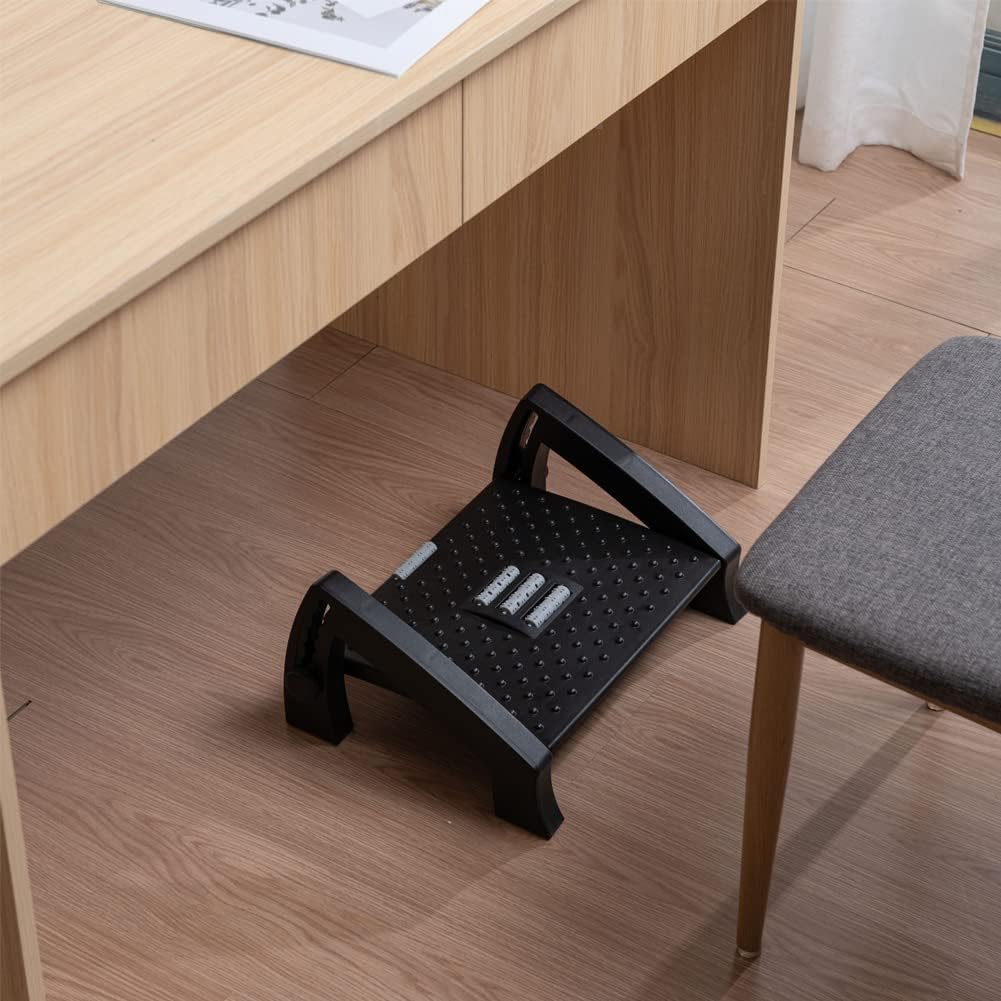 Adjustable Height Foot Rest with Massage Surface S83677