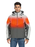 Men's Dual Control Heated Jacket with 5 Heat Zones A44473