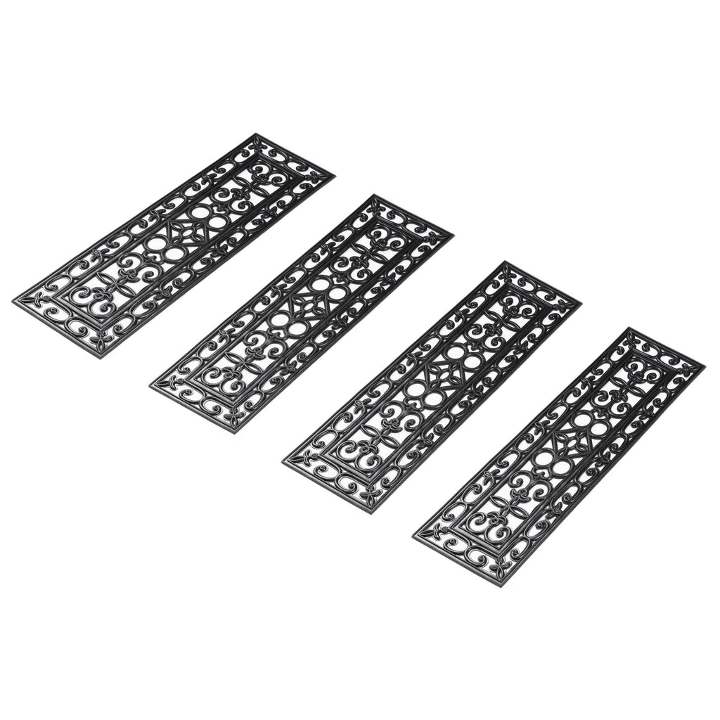 Set of 4 Anti-Slip Rubber Stair Tread Mat D951922