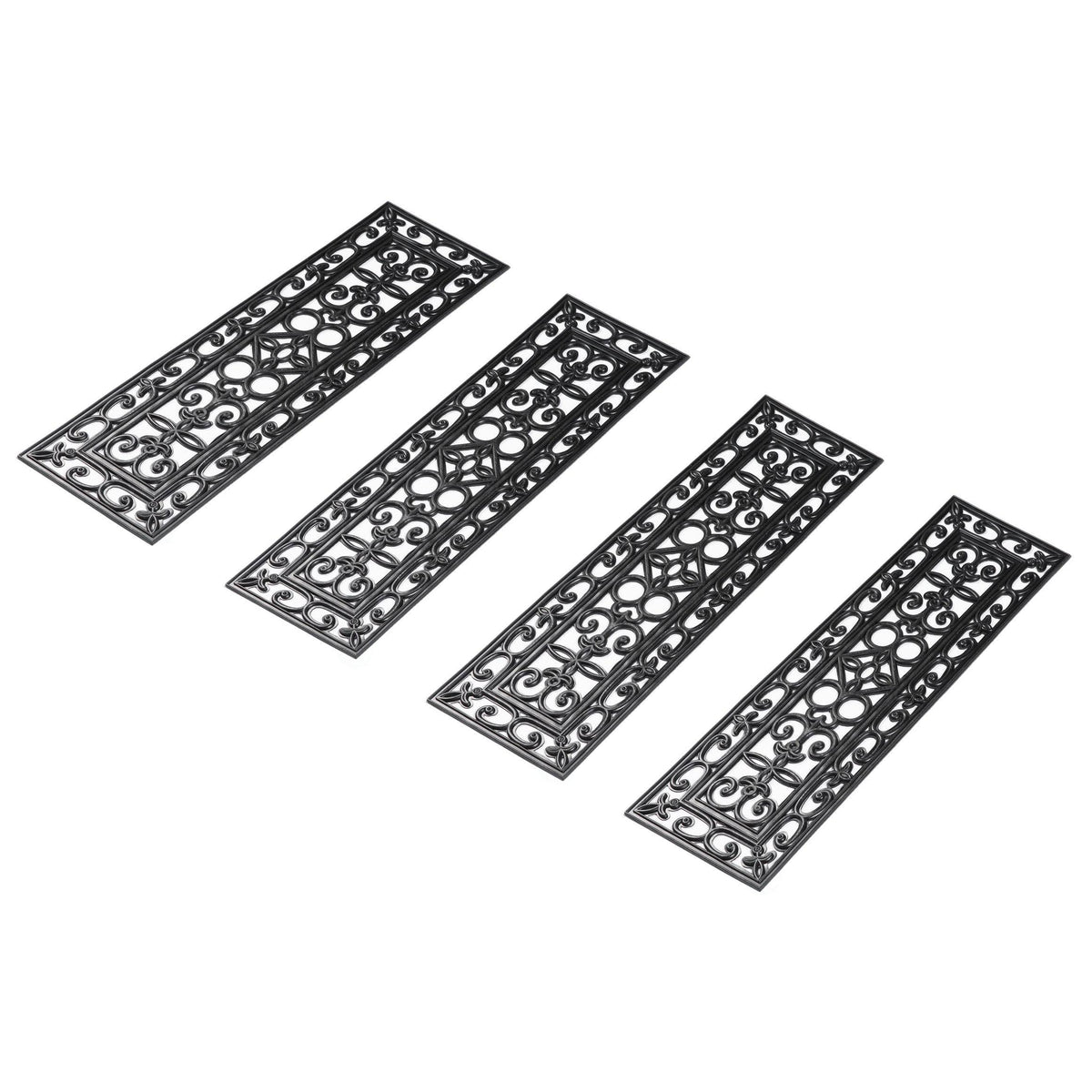 Set of 4 Anti-Slip Rubber Stair Tread Mat D951922
