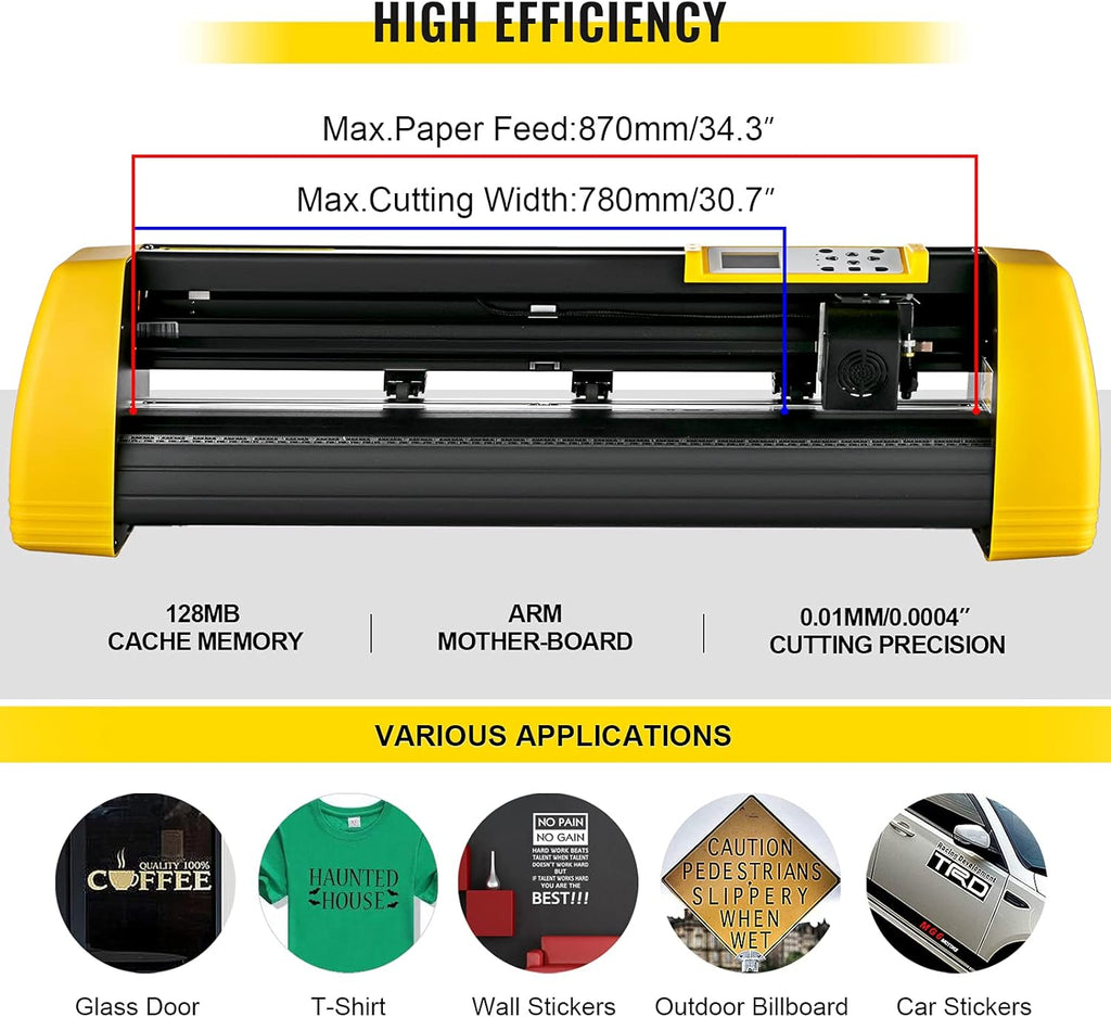 Vinyl Cutter Machine, 34 in Plotter Printer with Floor Stand U2184