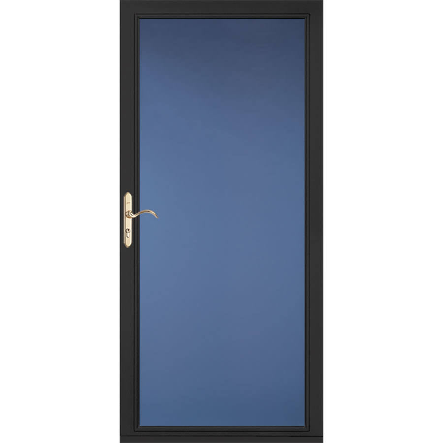 Black Full-view Aluminum Storm Door F968456