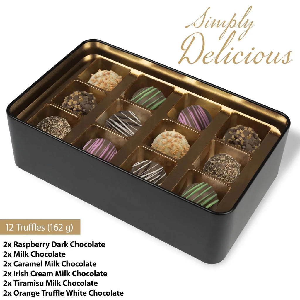 Christmas Snowman Chocolate Truffles Keepsake Tin K462762