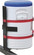 25 Gallon Black Steel Beverage Cooler Rack P45589