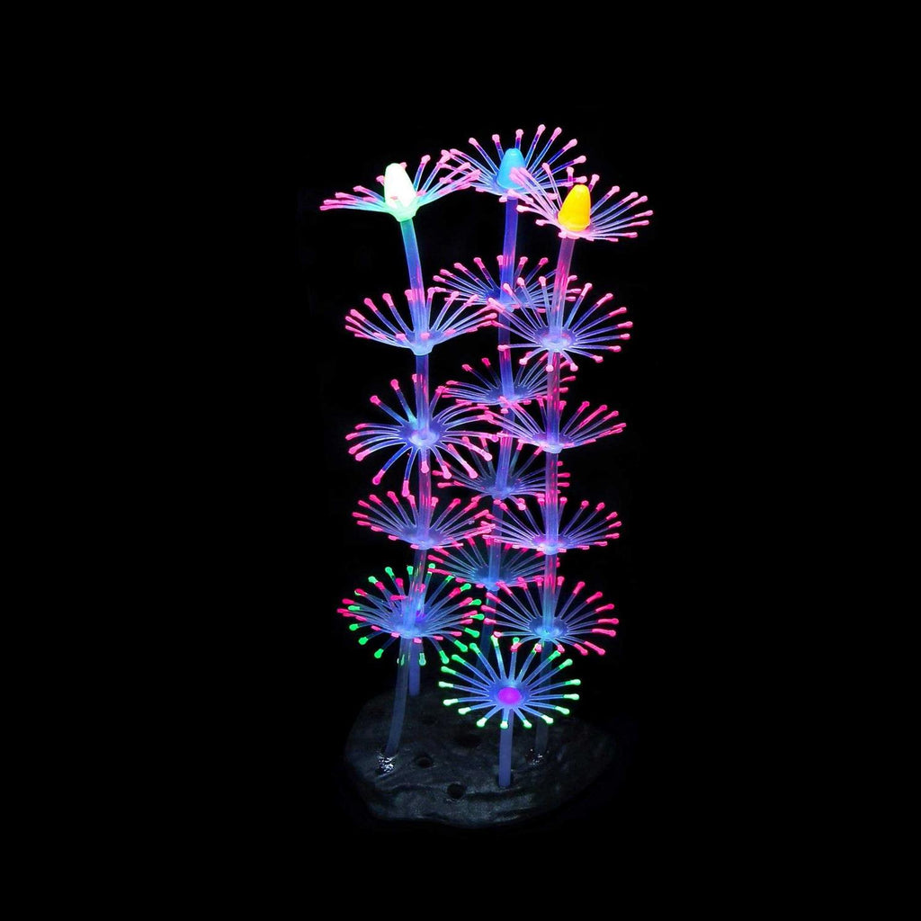 4 Pack Glow Silicone Aquarium Decorations D845650