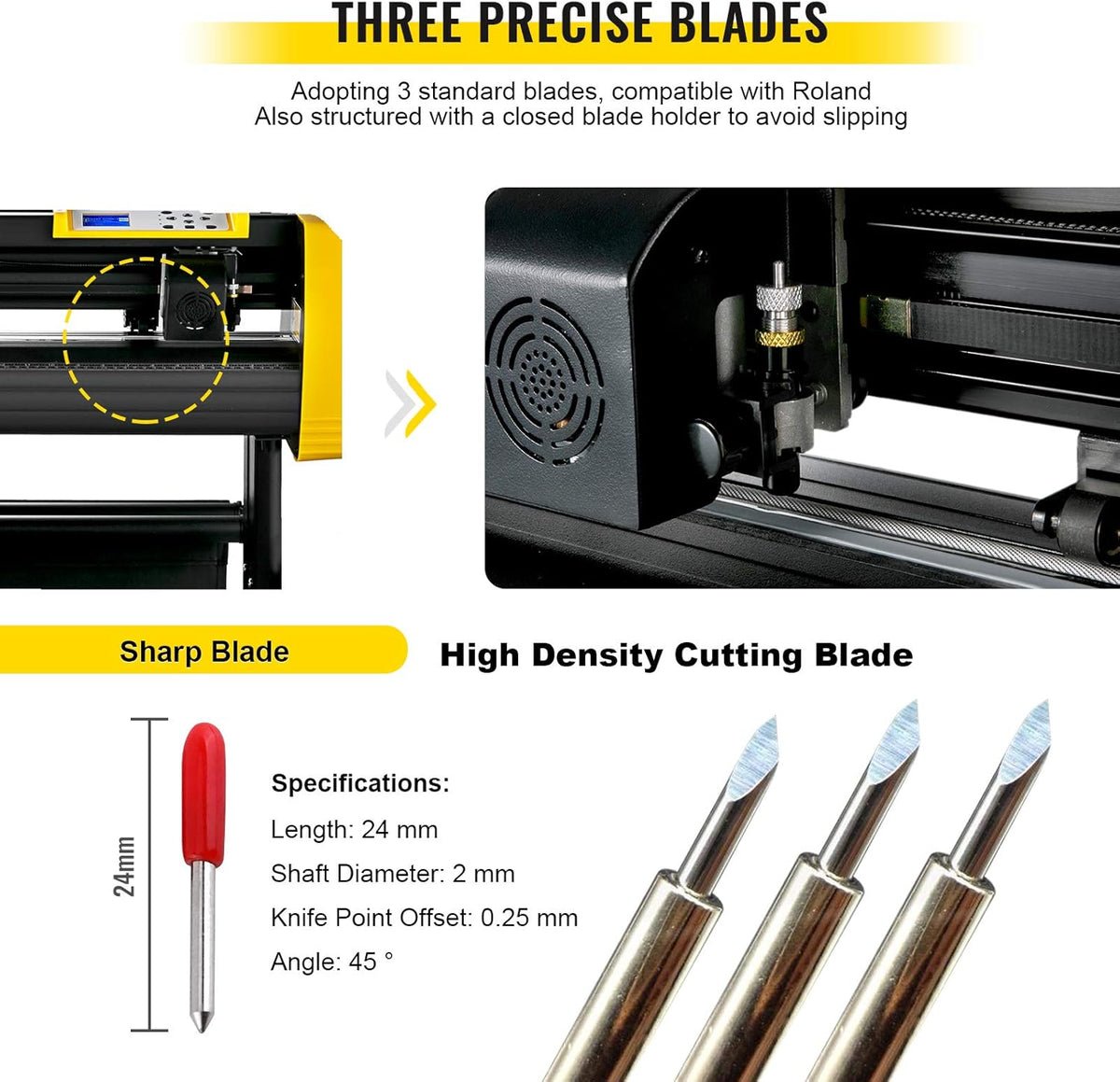Vinyl Cutter Machine, 34 in Plotter Printer with Floor Stand U2184