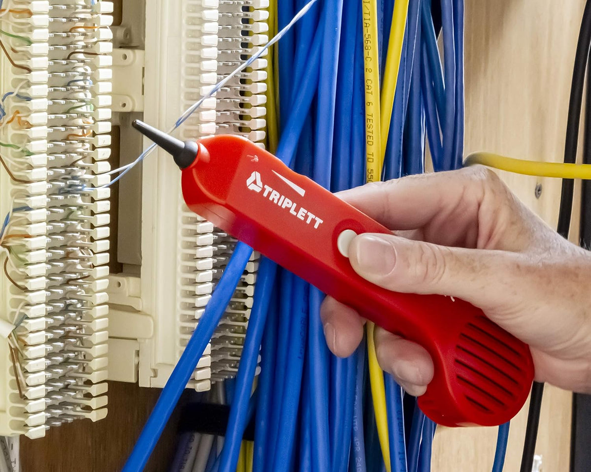 Tone and Probe Wire Trace and Cable Test Kit with RJ11, RJ45, and Alligator Clips F235