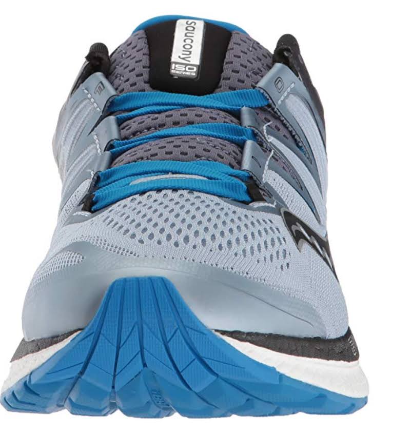 Men's Grey Blue Black Running Shoes K5172