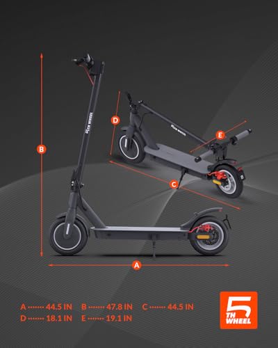 Electric Scooter with 10" Solid Tires, 350W Motor, 18 MPH, 19.9 Miles Range, Foldable J69143