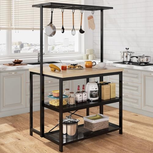 3 Tier Microwave Stand Oven Shelf with Power Outlet Q139354