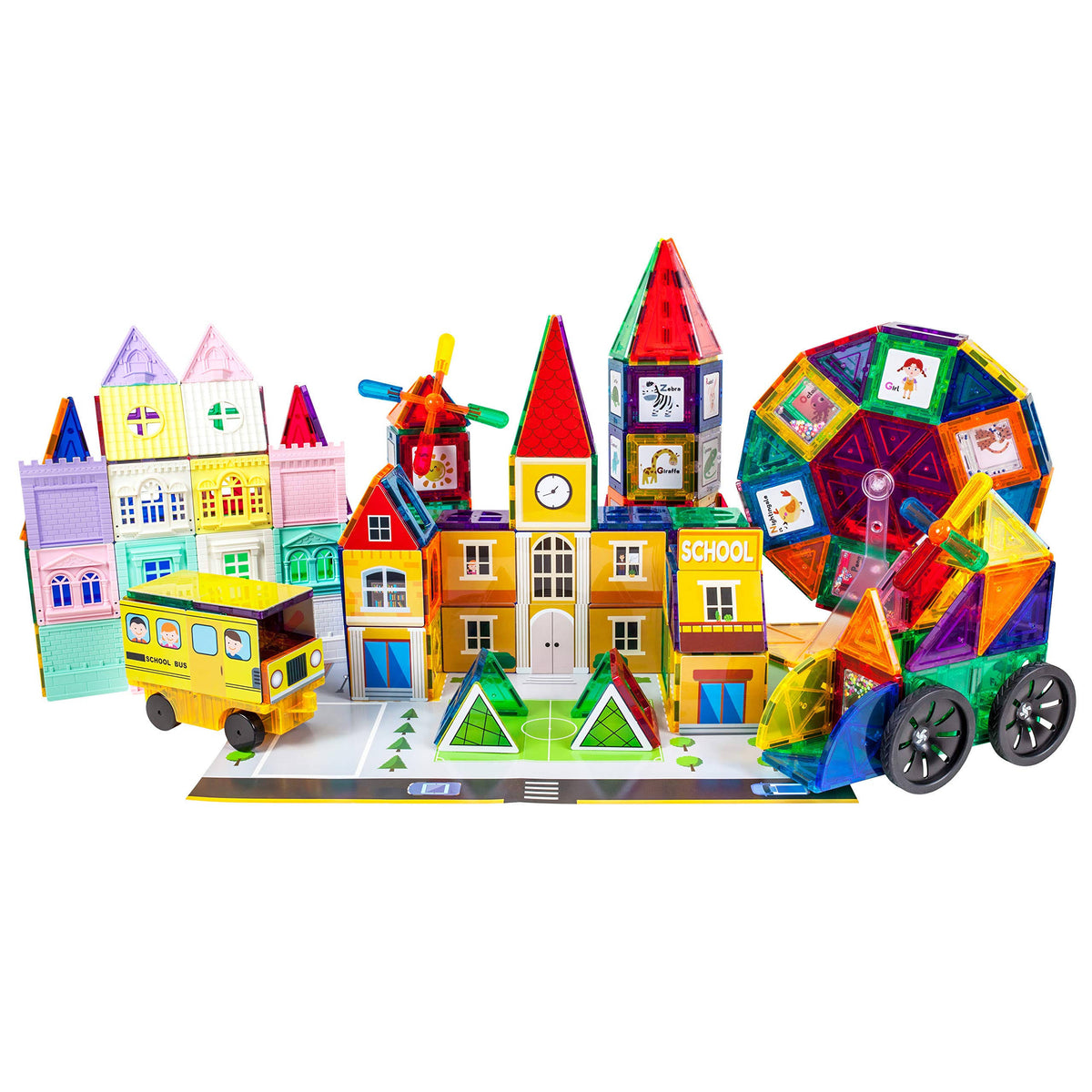 300pc Magnetic Building Block Construction Set E824919