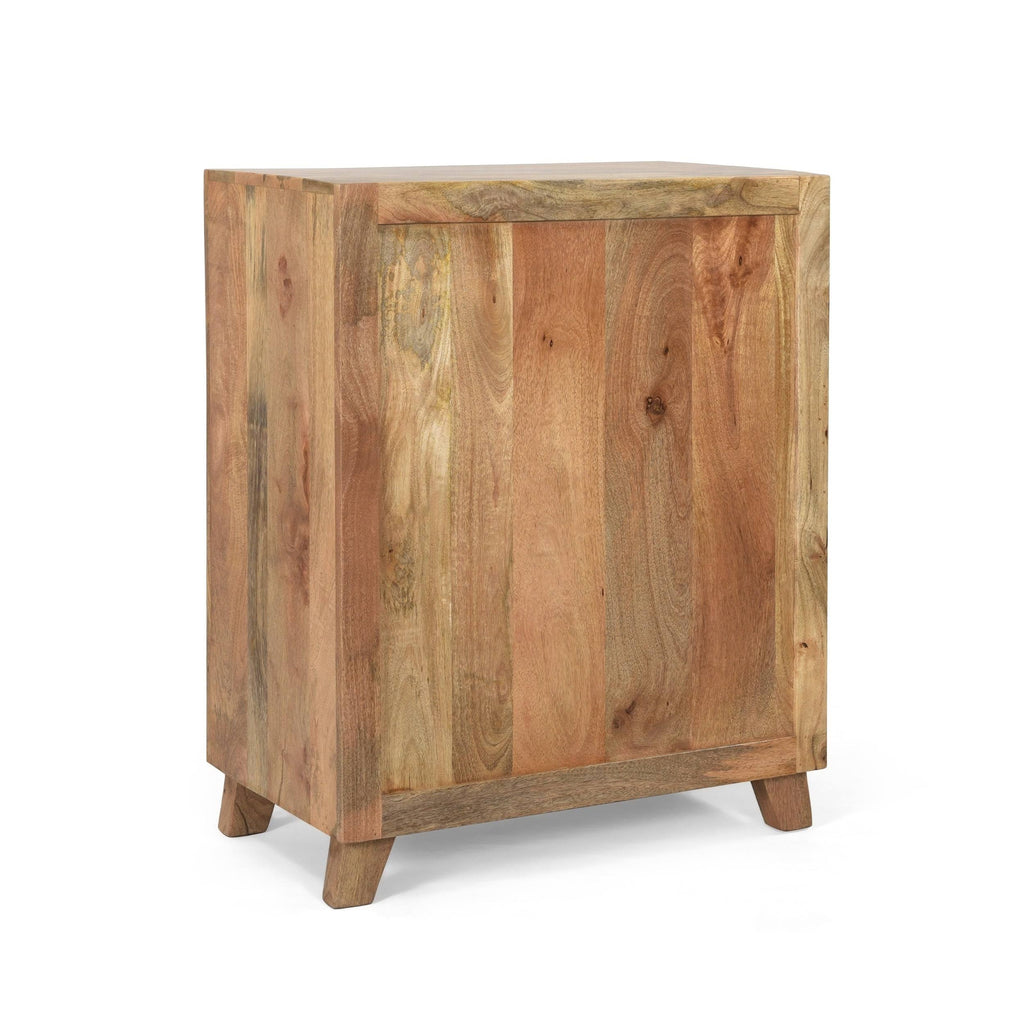 Natural Brown Mango Wood 2 Door 2 Drawer Cabinet M11235