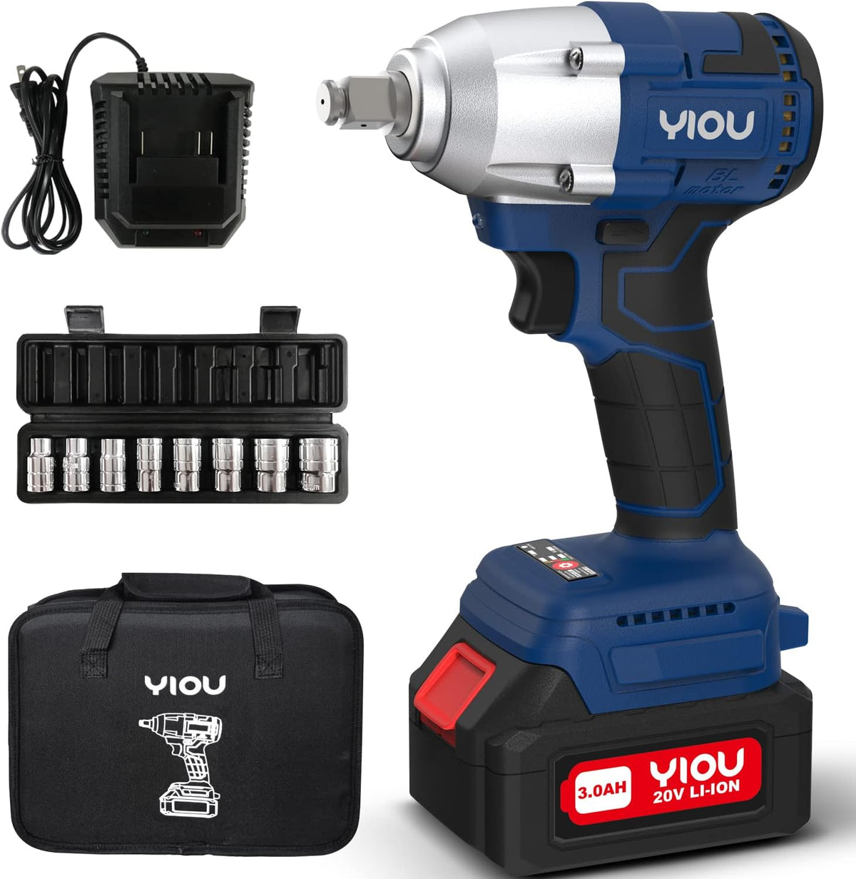 20V MAX Cordless Brushless Impact Wrench 1/2 inch D5950