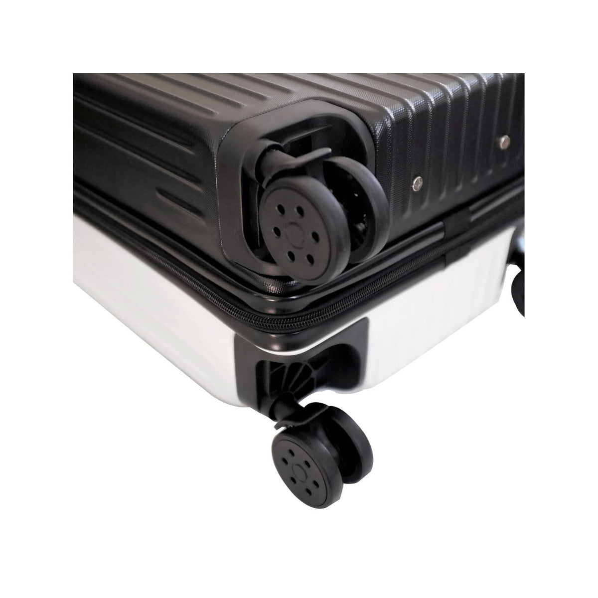 White Carry on Suitcase I13541