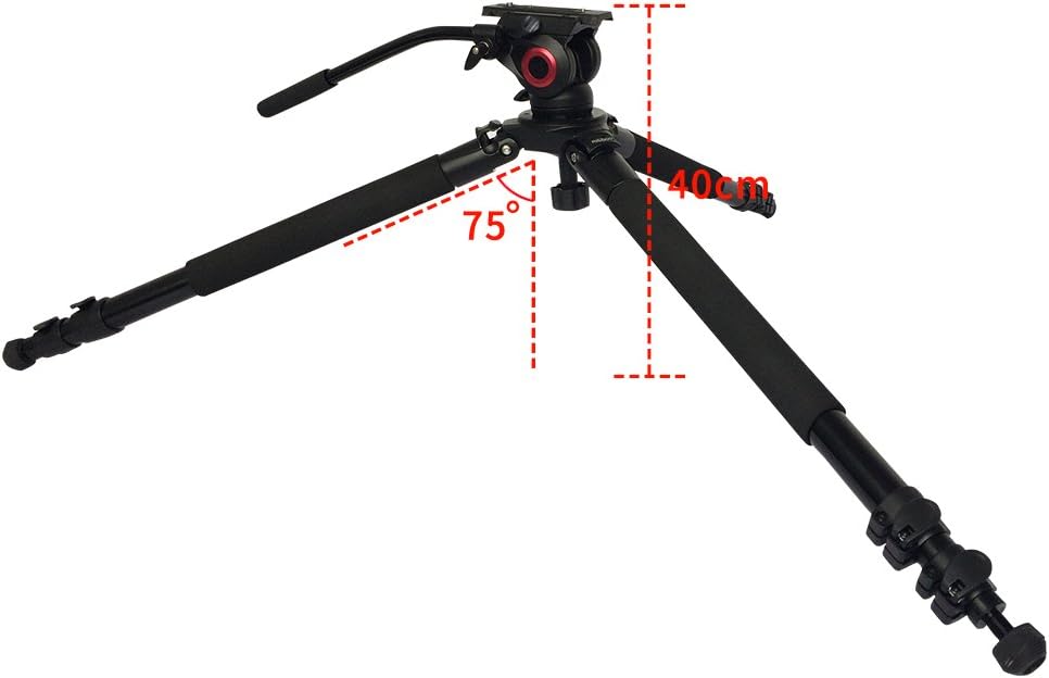 Aluminum Alloy Tripod with Fluid Head E144