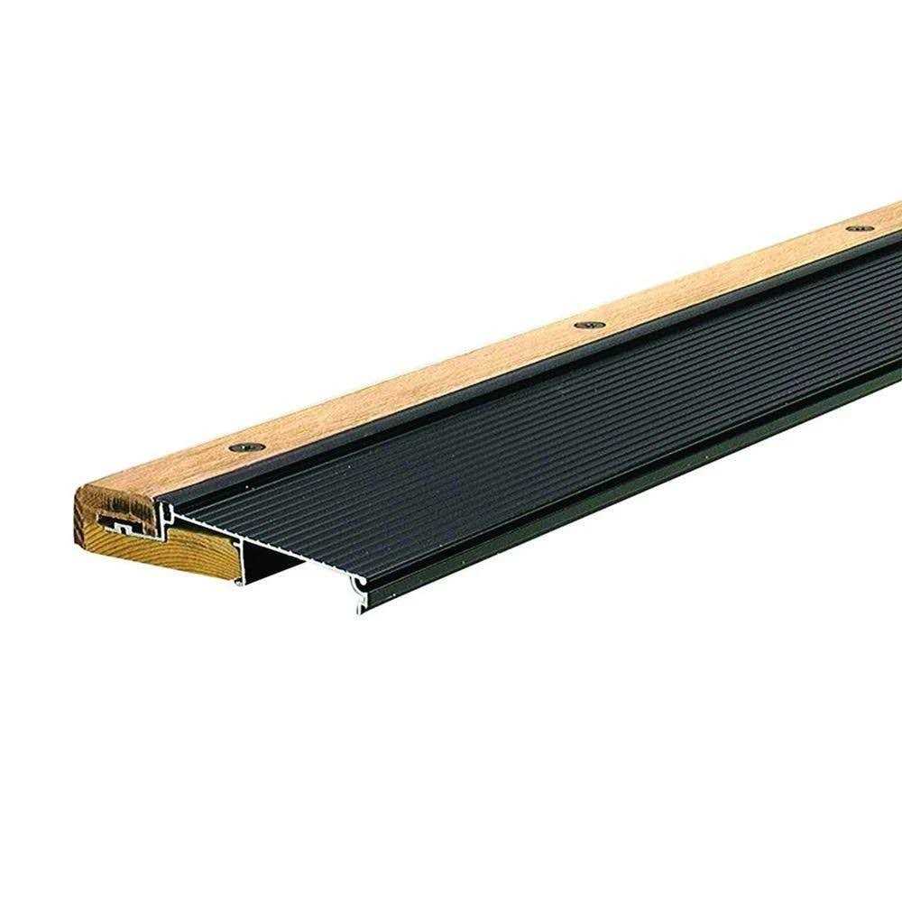 Adjustable 5-5/8 in. Aluminum and Hardwood Inswing Threshold Y4269