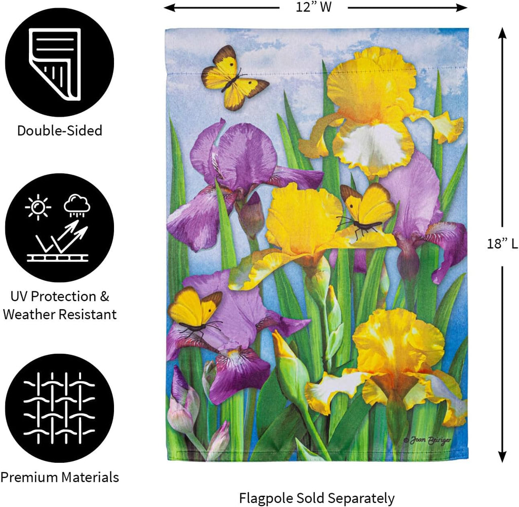 Suede Garden Flag 12x18 double sided I955683