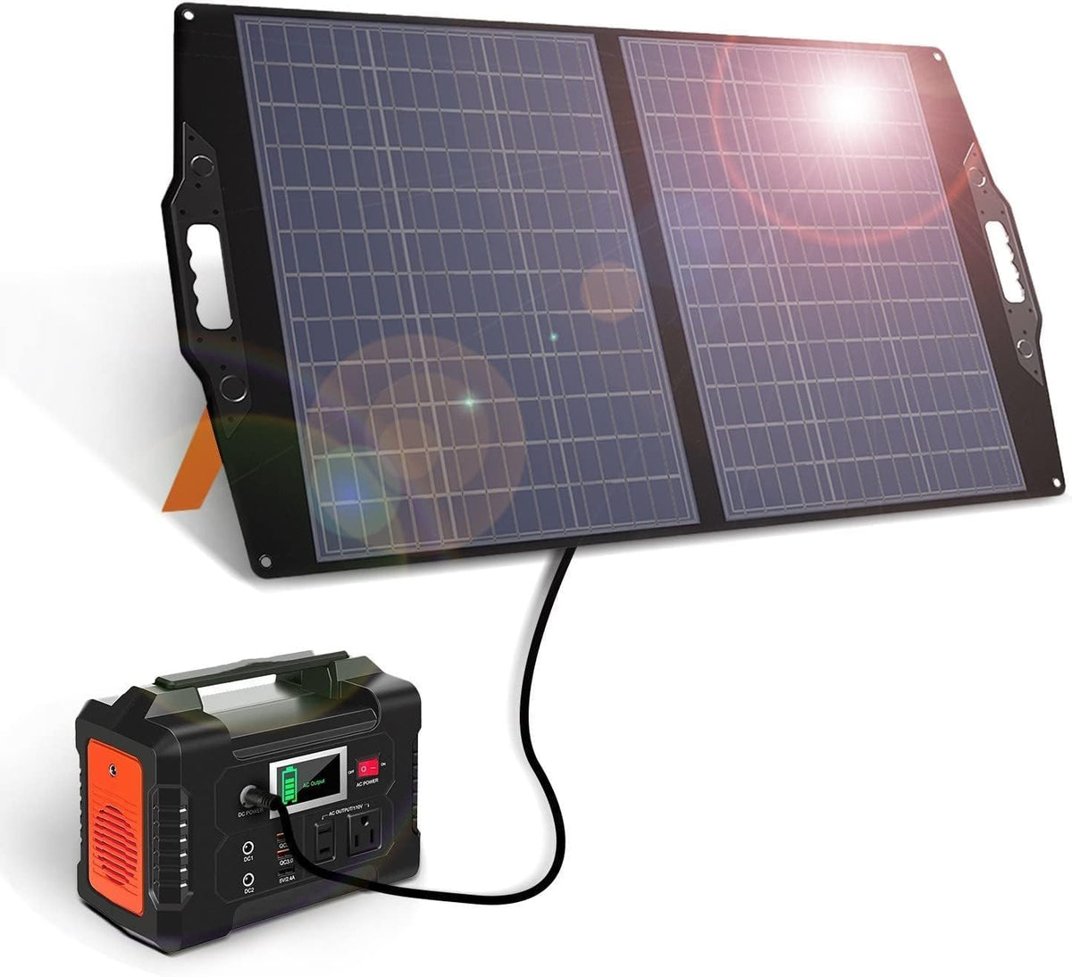 100W Foldable Solar Panel with DC Port A86361