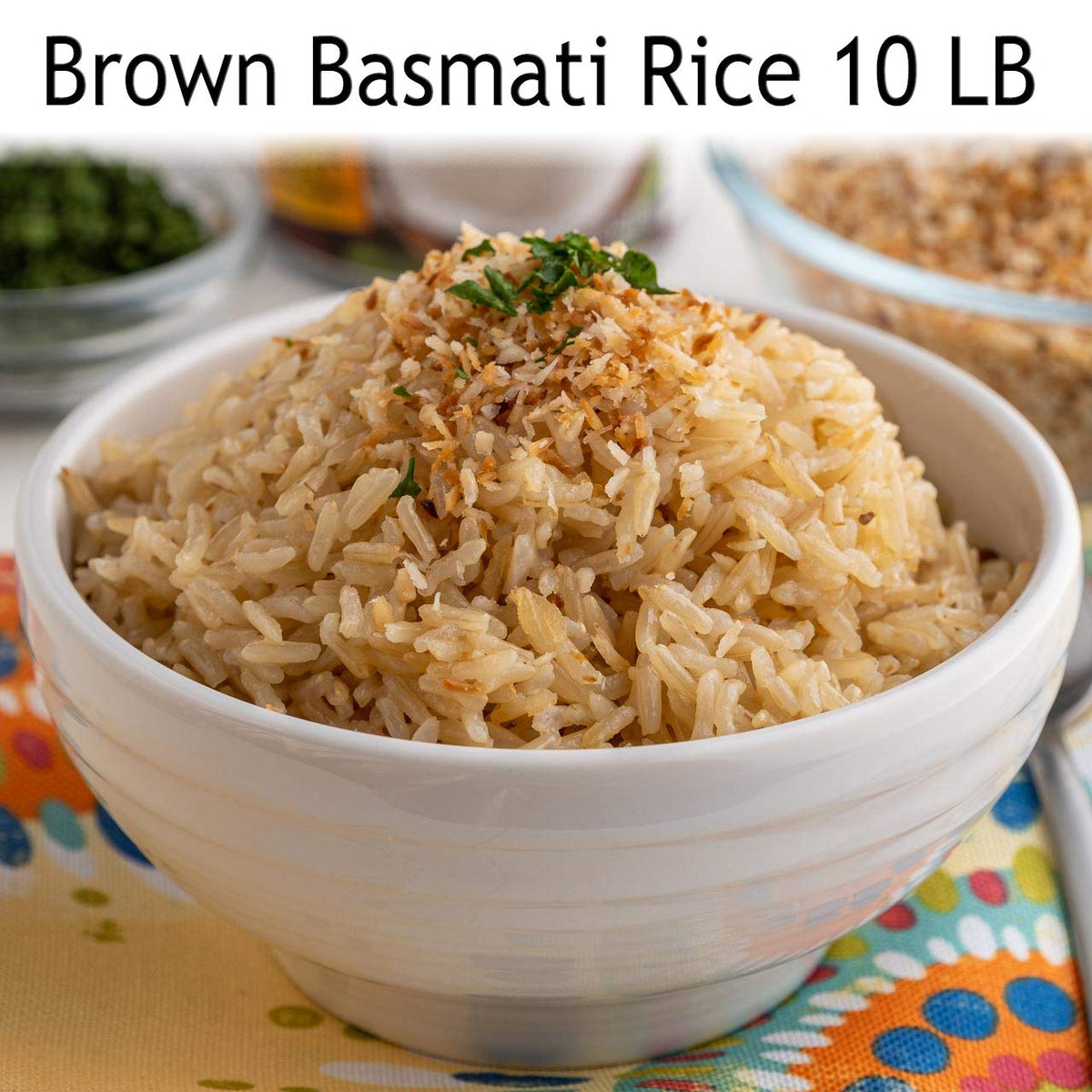 Brown Indian Basmati Rice 10 Lb H1985